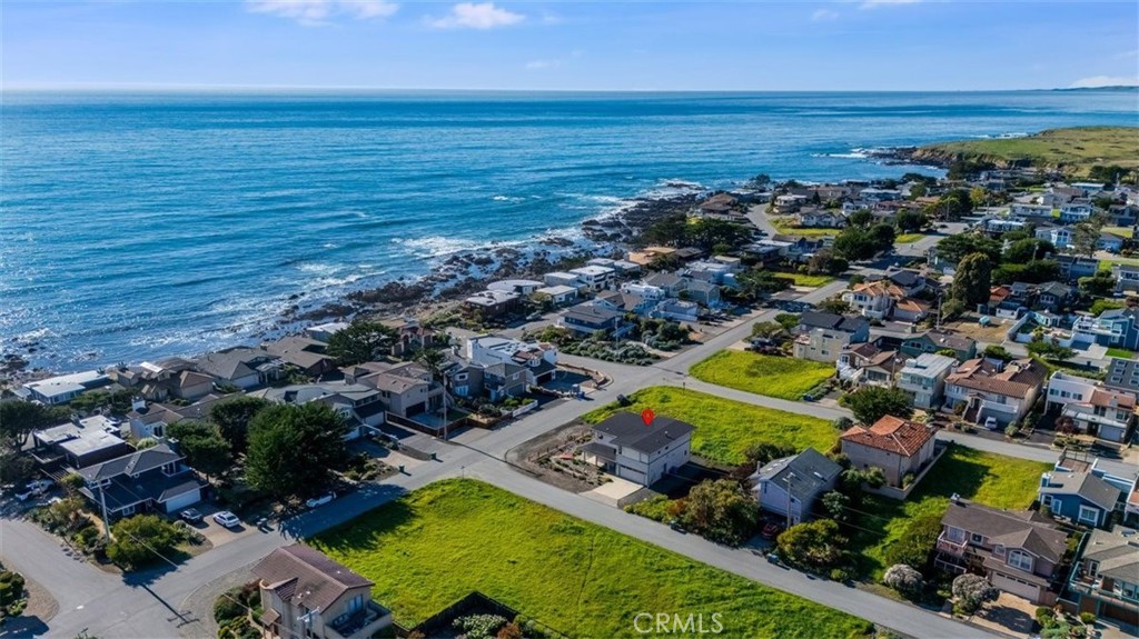 305 Ivar Street Cambria, CA 93428 - Photo 3 of 69 an aerial view of ocean and residential houses with outdoor space