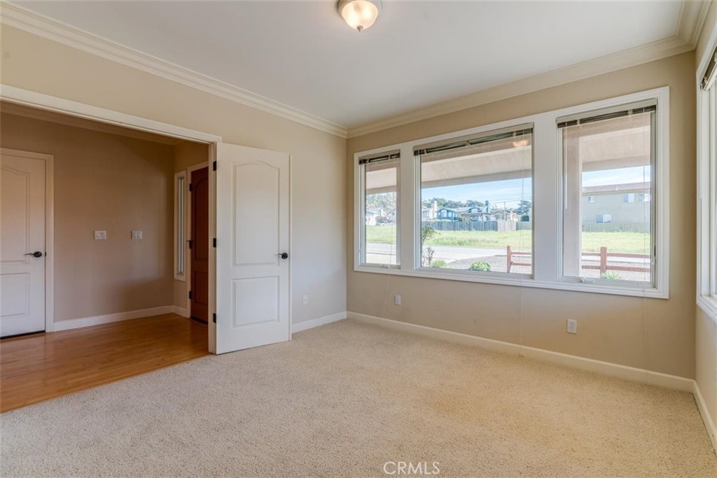 305 Ivar Street Cambria, CA 93428 - Photo 35 of 69 a view of an empty room with window and closet area