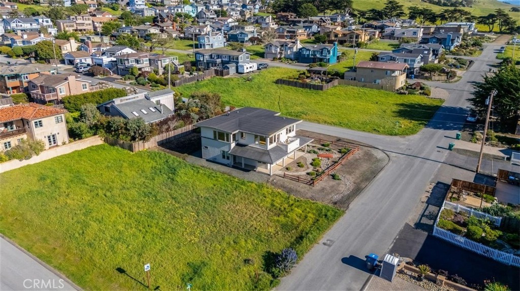 305 Ivar Street Cambria, CA 93428 - Photo 64 of 69 an aerial view of a house with a swimming pool yard and outdoor seating