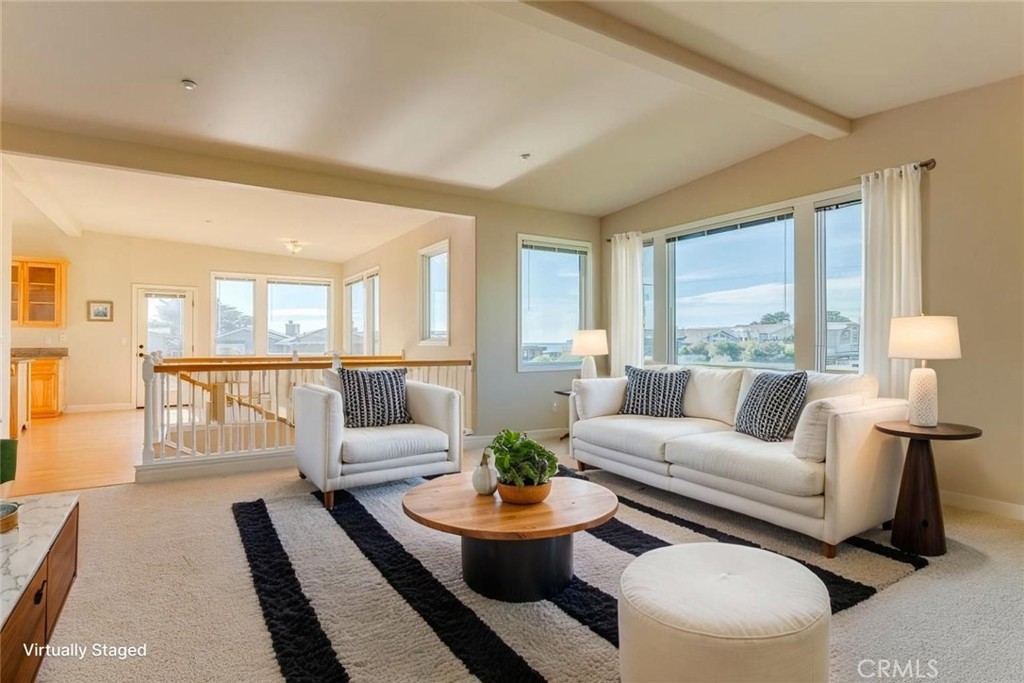 305 Ivar Street Cambria, CA 93428 - Photo 8 of 69 a living room with furniture and a large window