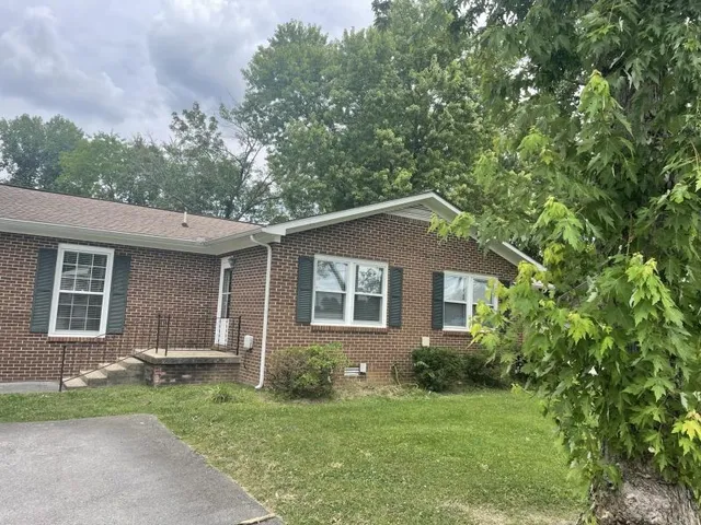 a house that has a tree in front of it