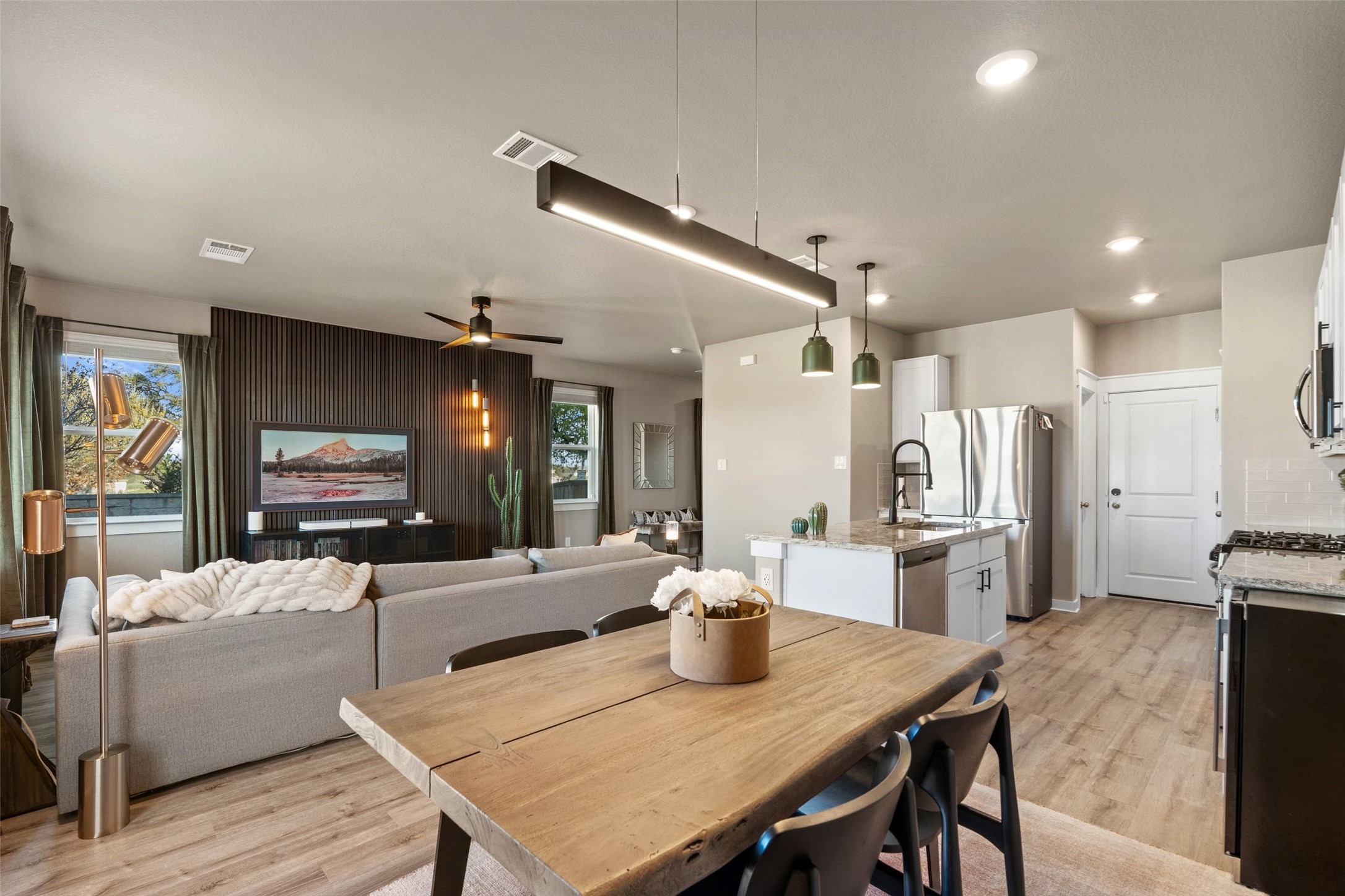 2251 Rocoso Trail Leander, TX 78641 - Photo 10 of 24 a kitchen with a table and chairs in it