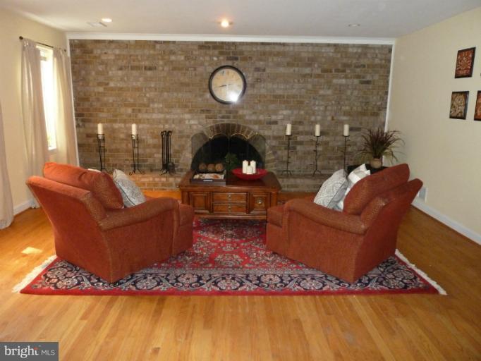14424 Cantrell Road Silver Spring, MD 20905 - Photo 6 of 18 a living room with furniture and a fireplace
