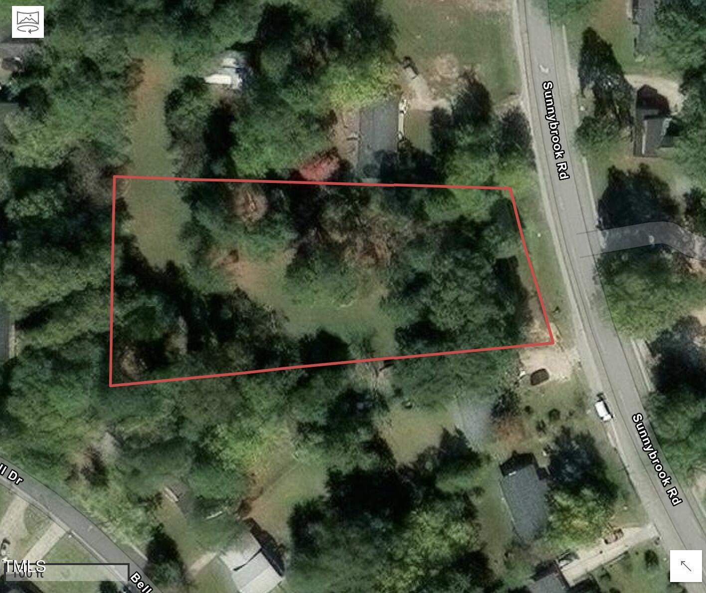 644 Sunnybrook Road Raleigh, NC 27610 - Photo 8 of 9 an aerial view of a houses of a yard