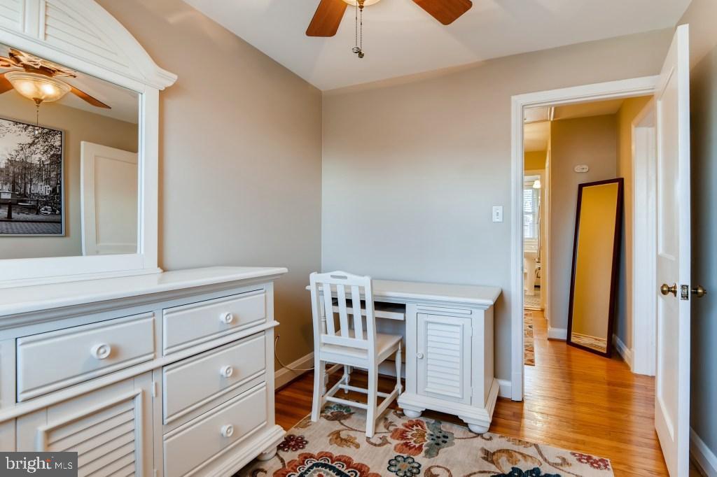 1605 Hardwick Road Towson, MD 21286 - Photo 19 of 32 Lighted ceiling fan in 3rd bedroom