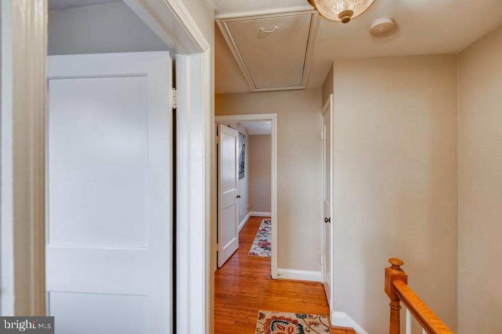 1605 Hardwick Road Towson, MD 21286 - Photo 20 of 32 Pull down stairs to attic from hallway