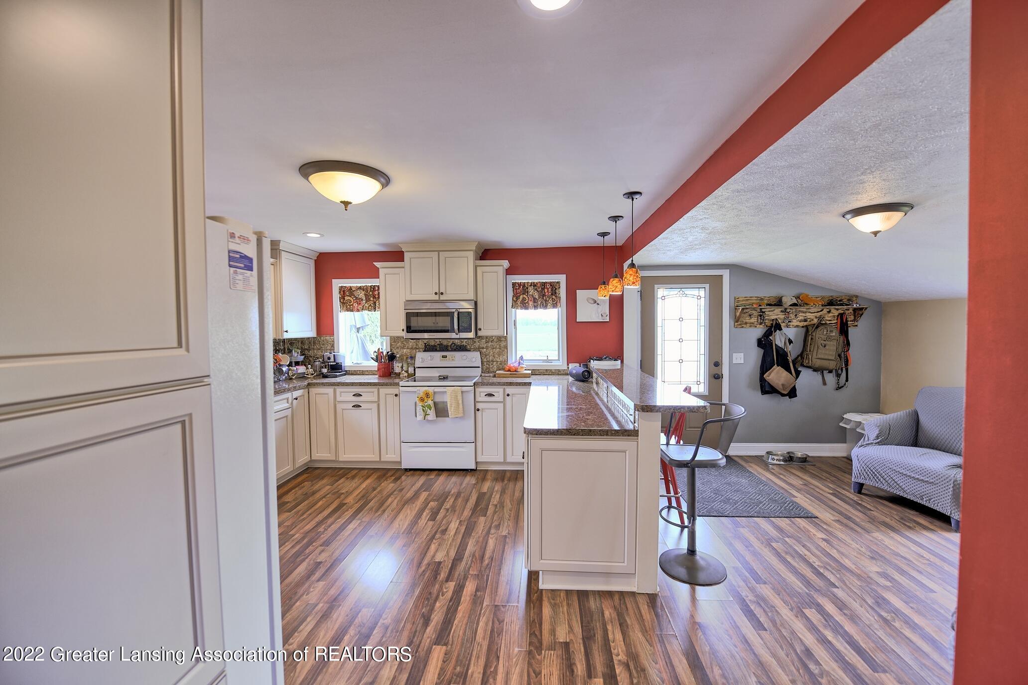 10909 Looking Glass Road Portland, MI 48875 - Photo 6 of 36 Dining to Kitchen