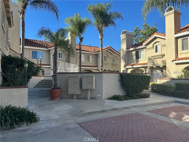 a view of a house with a patio