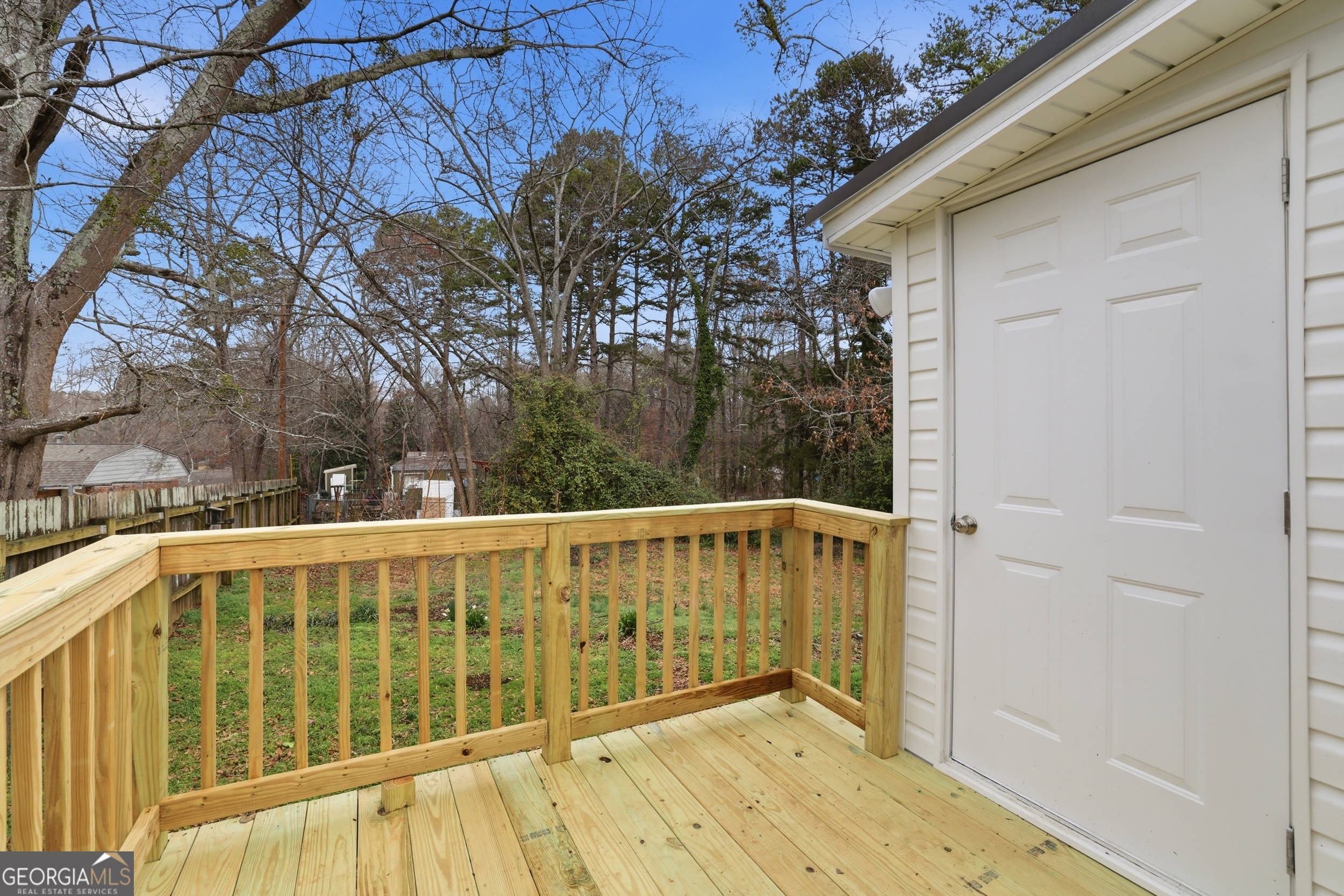 481 Collins Road Toccoa, GA 30577 - Photo 52 of 54 a view of balcony with wooden floor