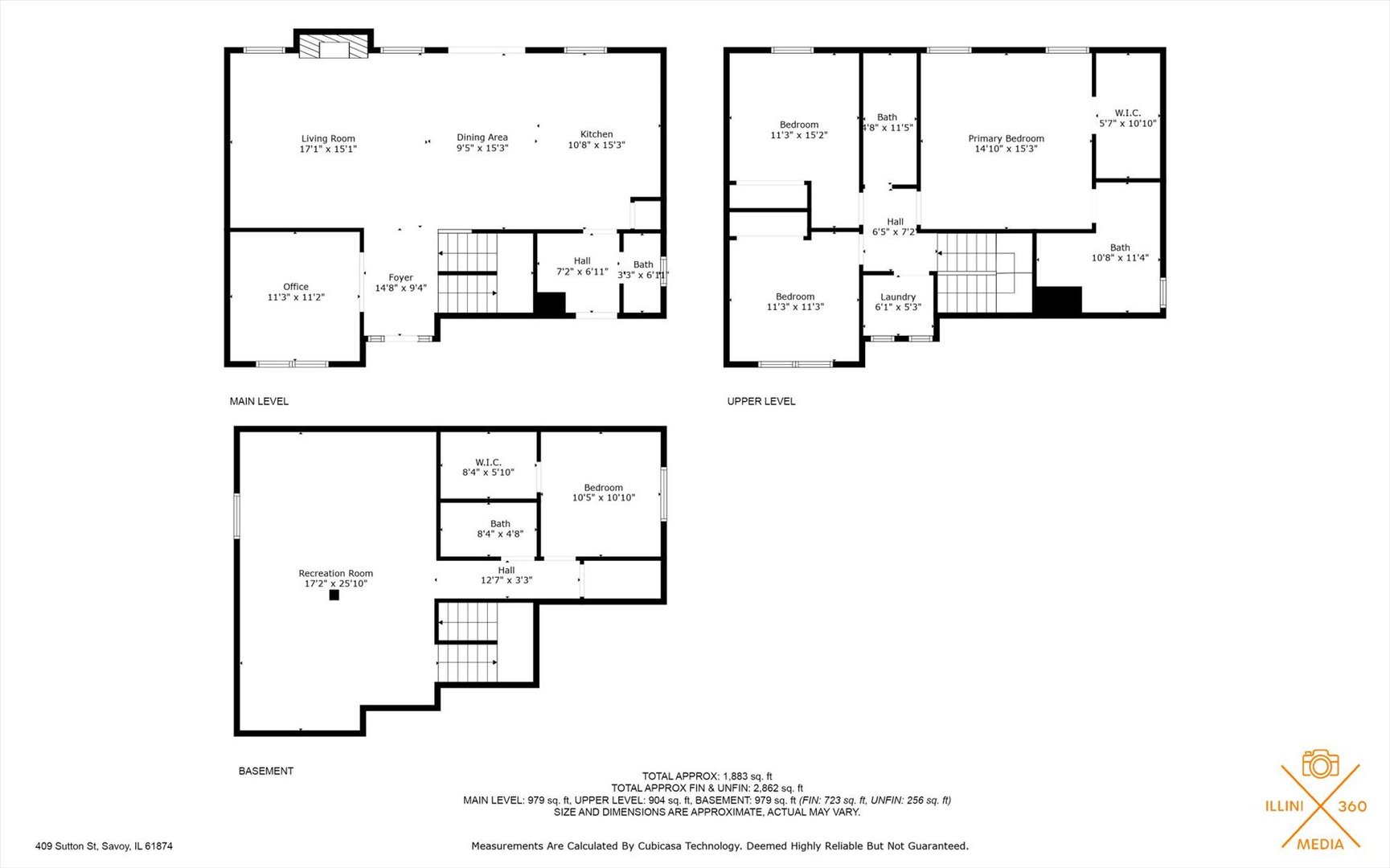 409 Sutton Street Savoy, IL 61874 - Photo 40 of 40 a picture of floor plan