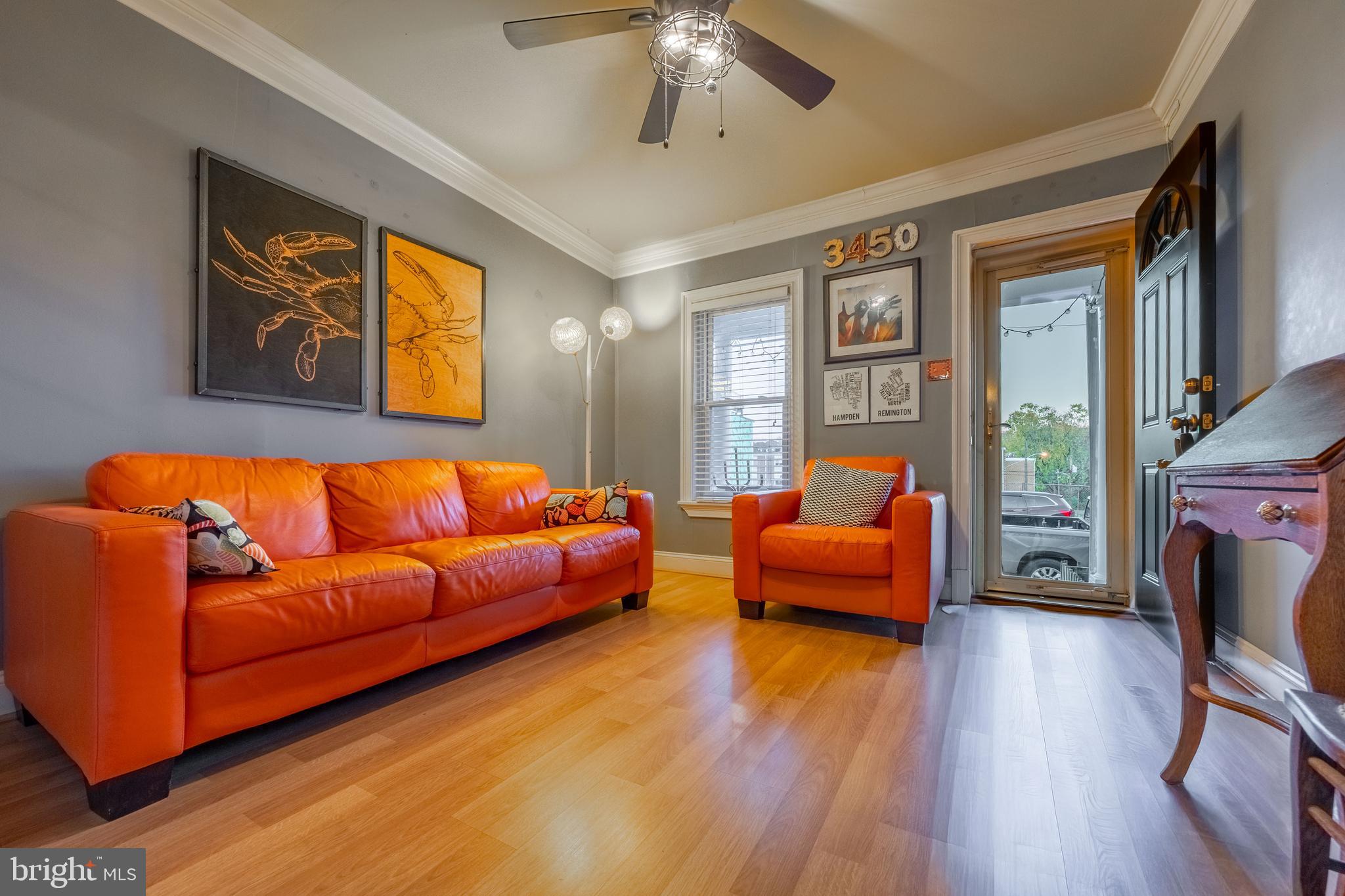 3450 Keswick Road Baltimore, MD 21211 - Photo 9 of 35 a bedroom with furniture and a large window