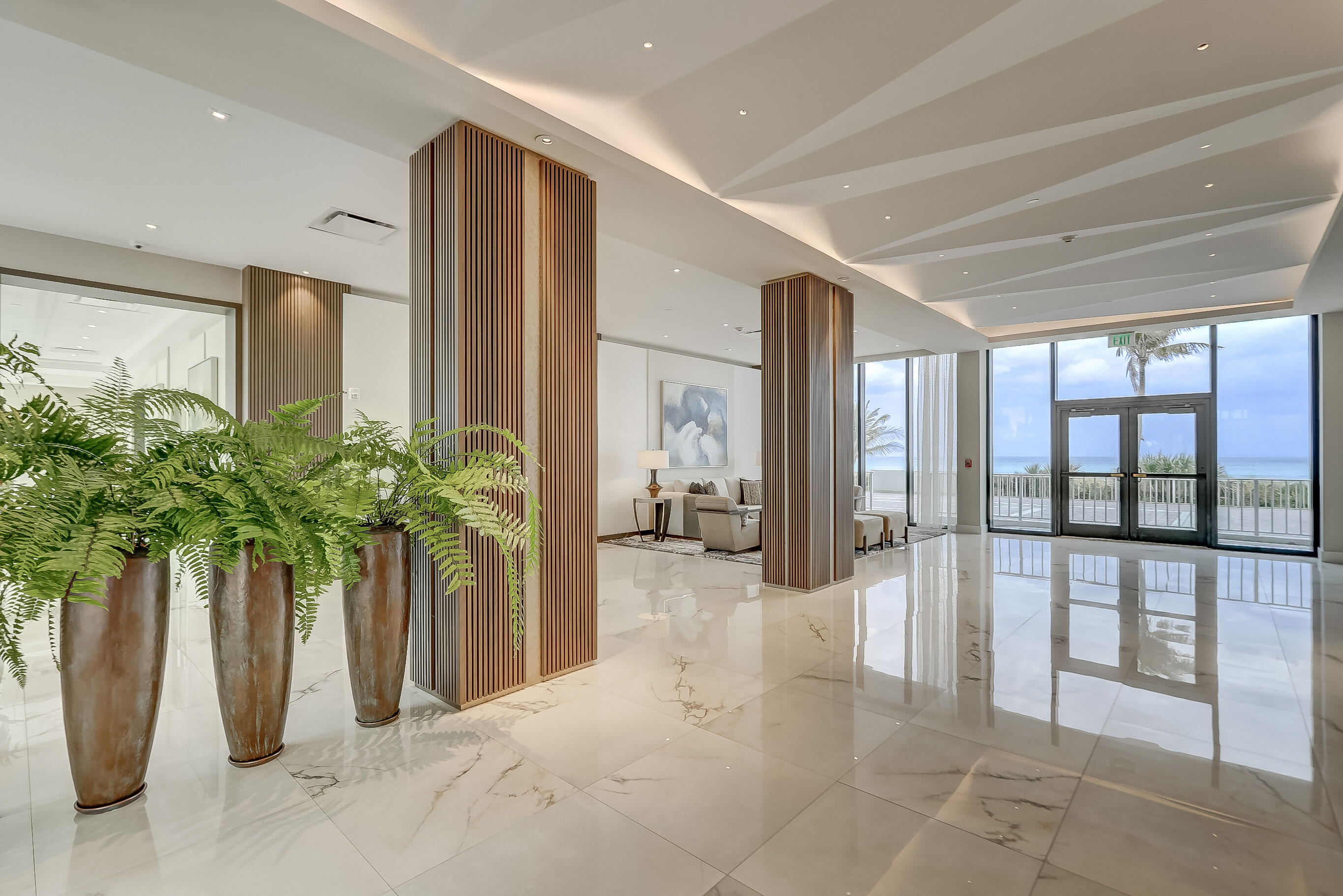 2600 South Ocean Boulevard, Unit 15A Boca Raton, FL 33432 - Photo 15 of 88 Renovated lobby