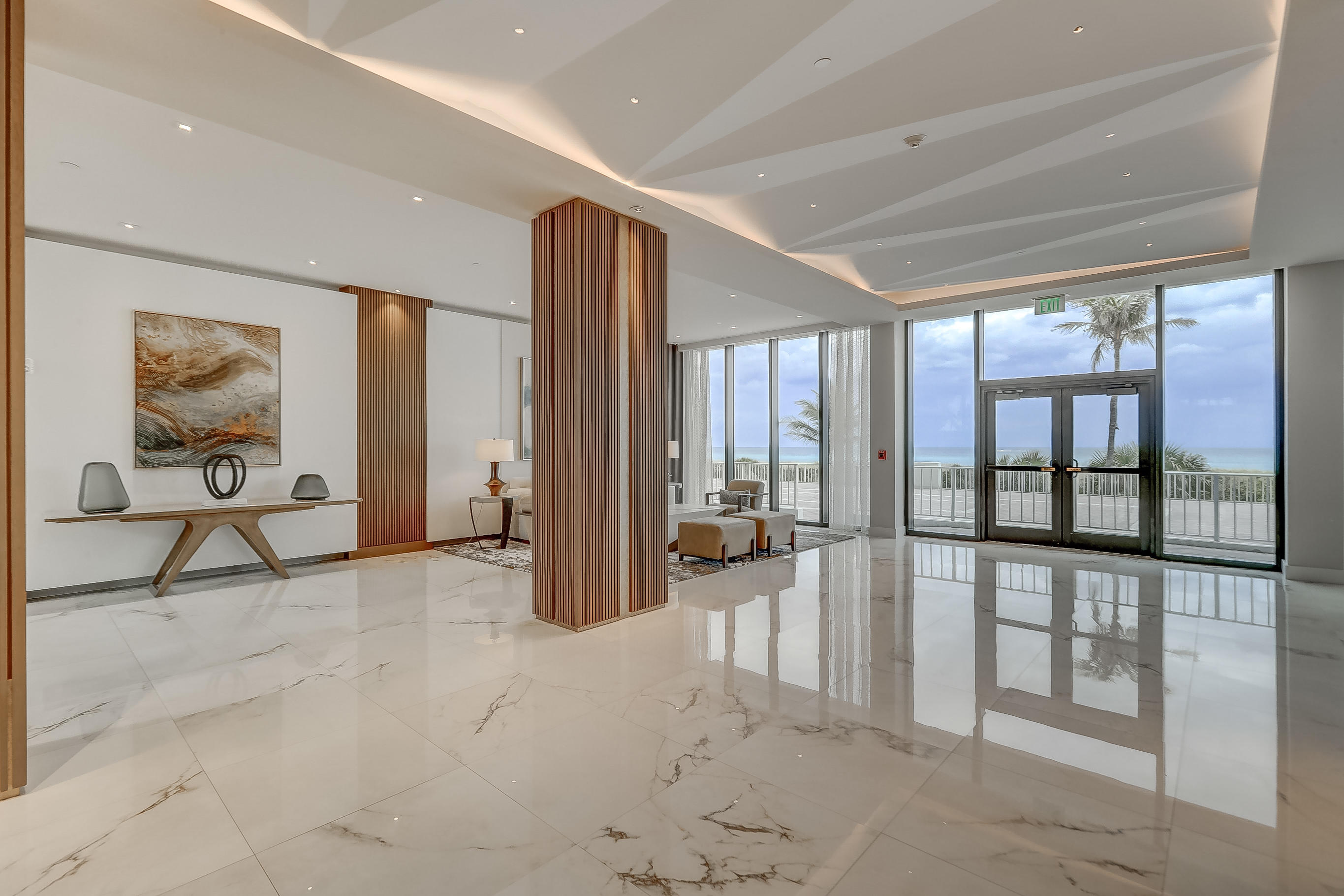 2600 South Ocean Boulevard, Unit 15A Boca Raton, FL 33432 - Photo 16 of 88 Renovated lobby