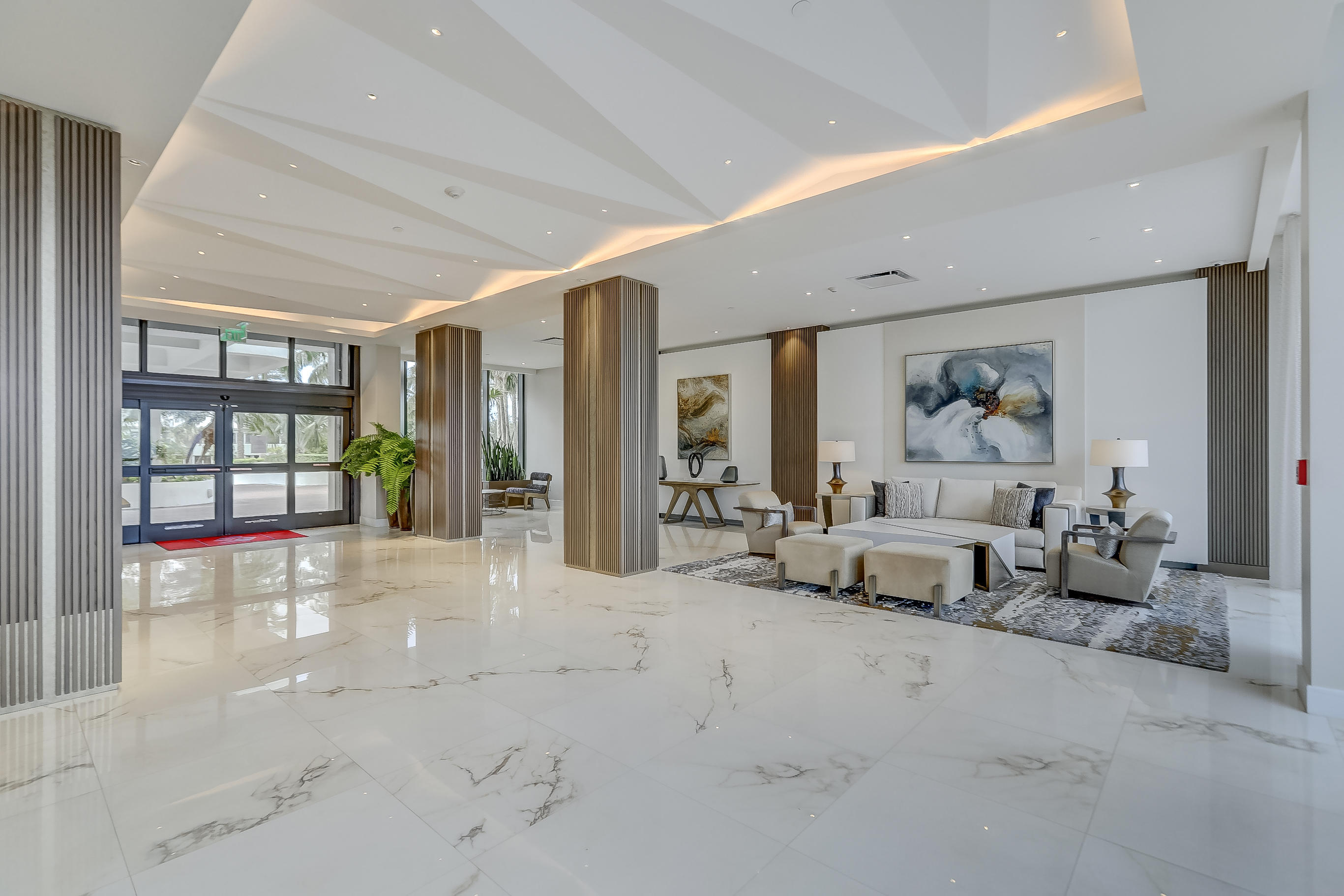 2600 South Ocean Boulevard, Unit 15A Boca Raton, FL 33432 - Photo 17 of 88 Renovated lobby