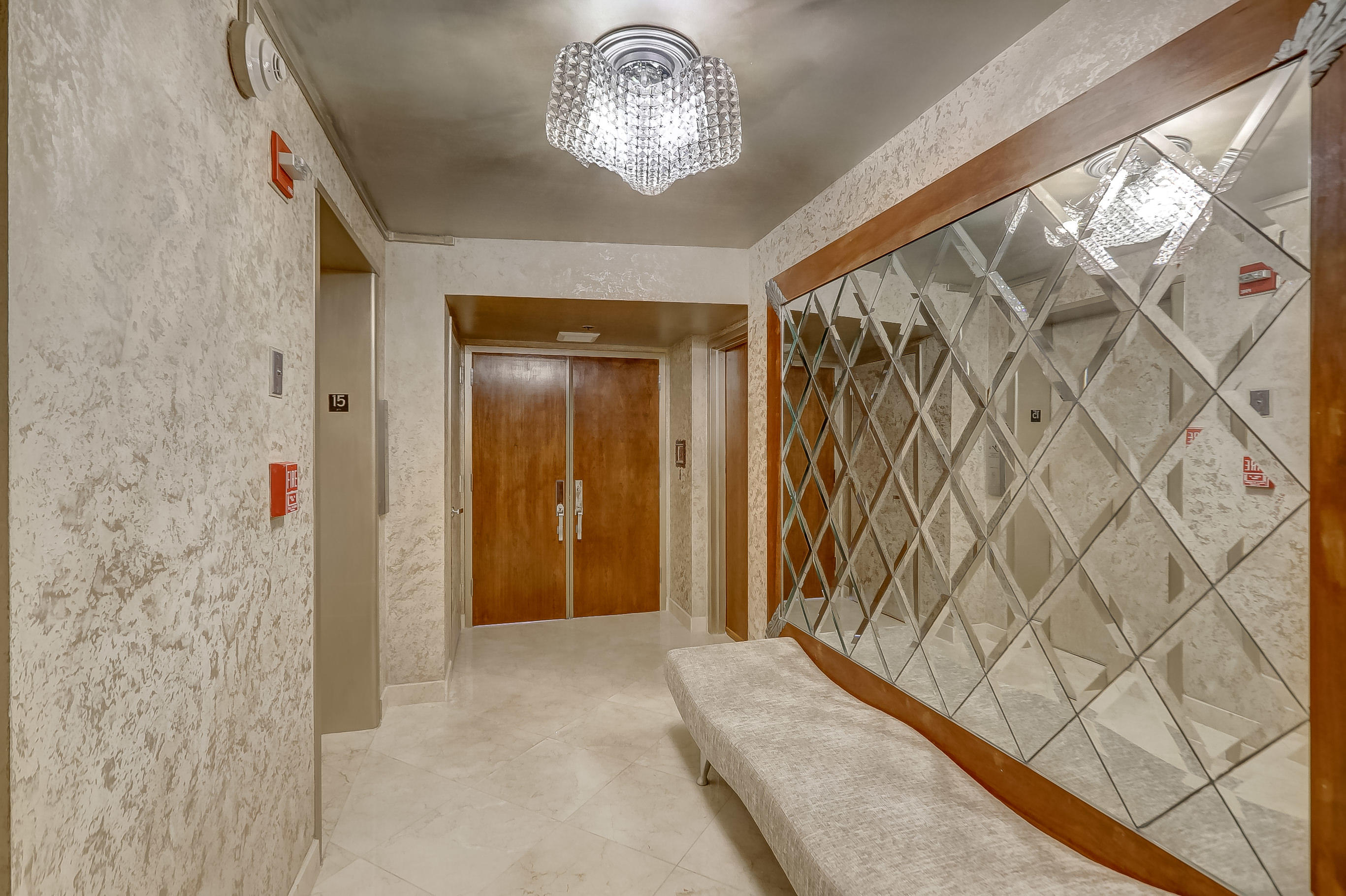 2600 South Ocean Boulevard, Unit 15A Boca Raton, FL 33432 - Photo 18 of 88 Two units per elevator foyer