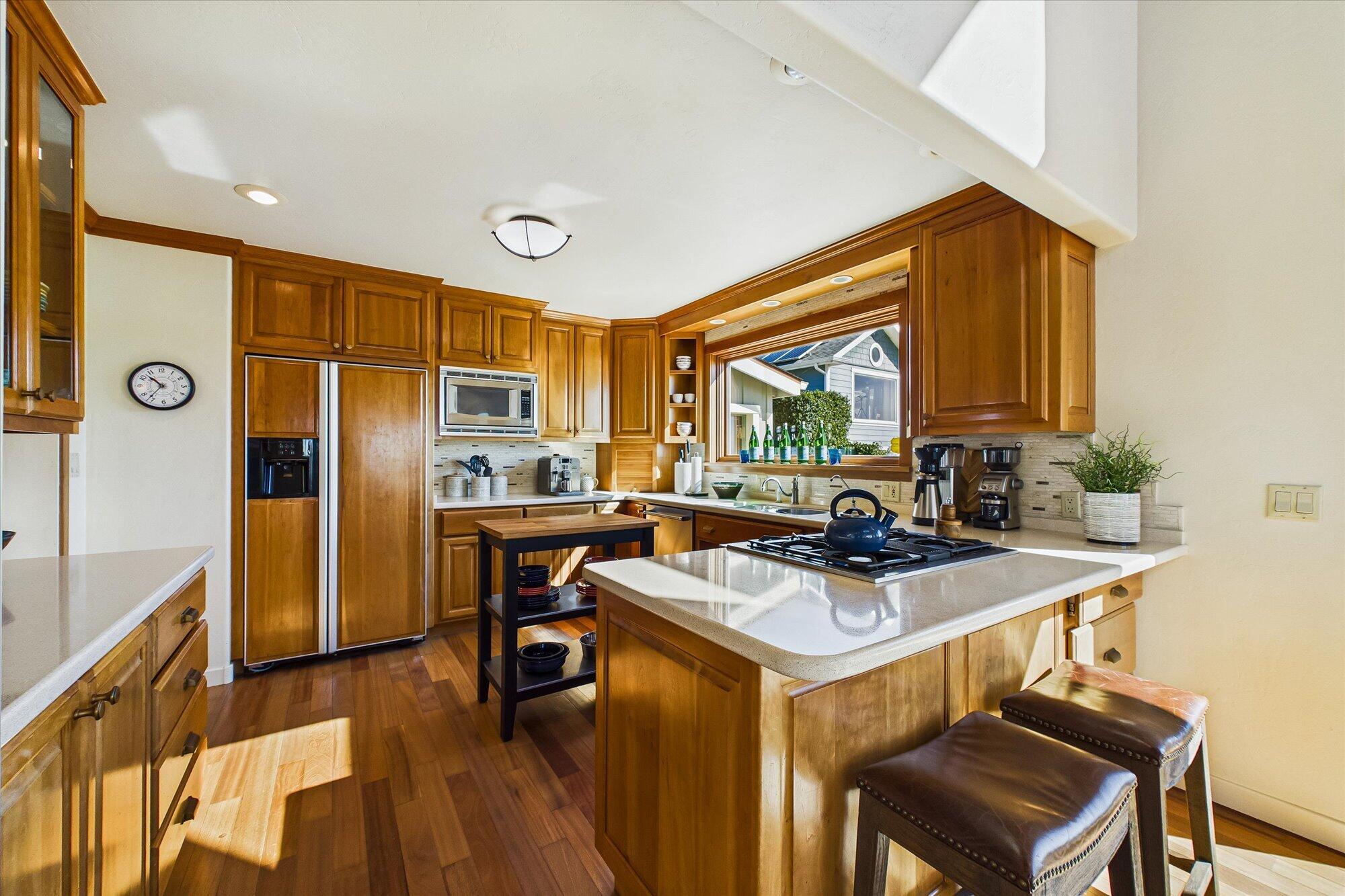 730 Edwards Street Trinidad, CA 95570 - Photo 19 of 73 Quartz counters with finger tile backsplash