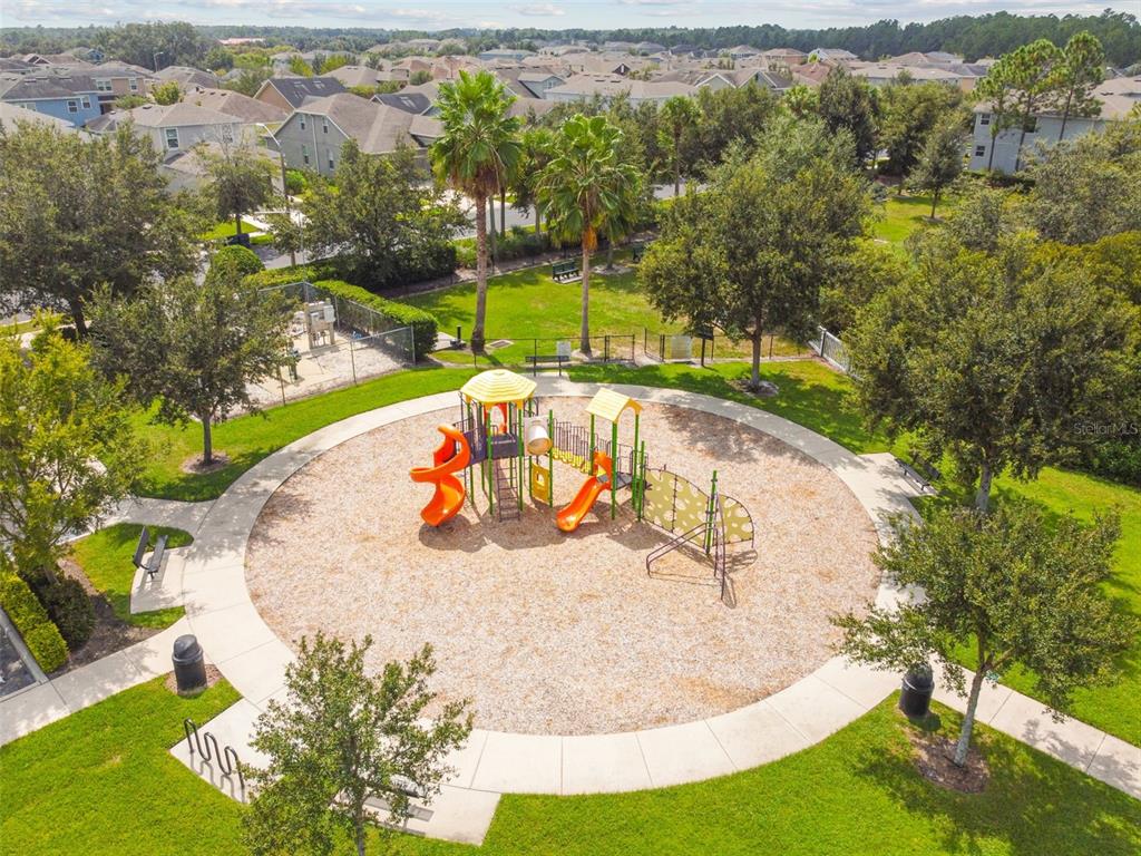 33083 Frosted Clover Way Wesley Chapel, FL 33545 - Photo 62 of 70 an aerial view of a house with outdoor space
