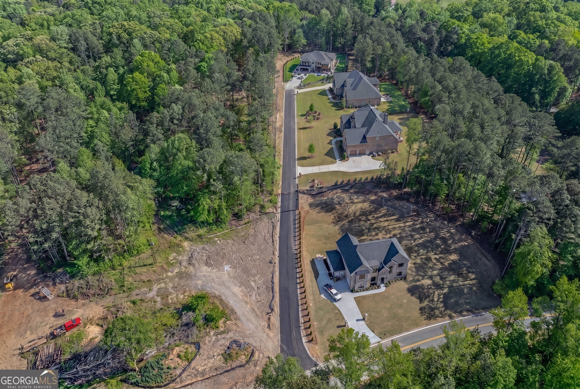 1559 Whitley Road Dacula, GA 30019 - Photo 13 of 33 an aerial view of a house with outdoor space