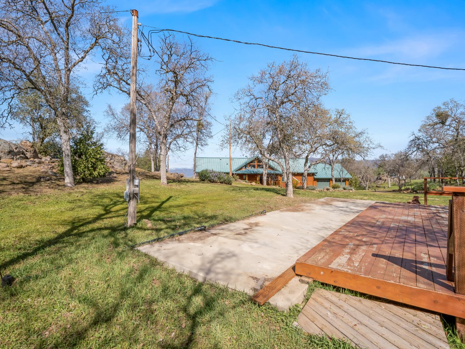 37678 Cardinal Lane Squaw Valley, CA 93675 - Photo 10 of 65 a view of yard with swimming pool and trees