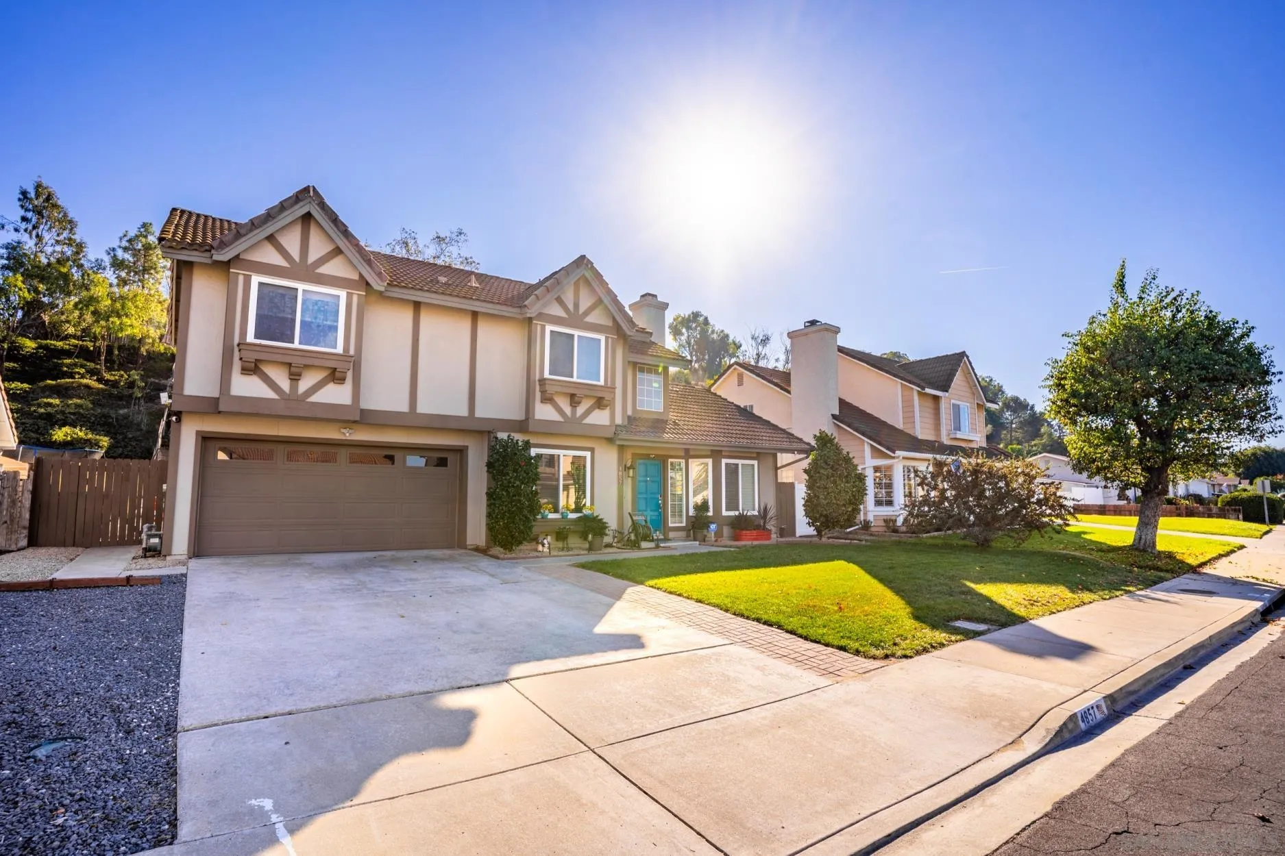 4857 Northerly Street Oceanside, CA 92056 - Photo 2 of 32 a view of a house with swimming pool and a yard