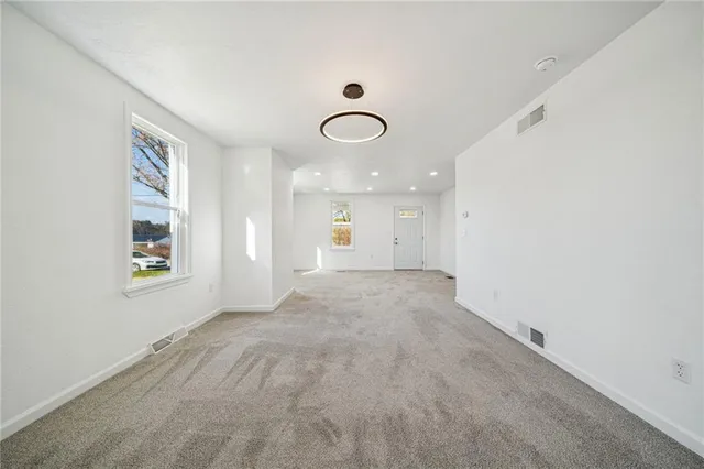 a view of empty room