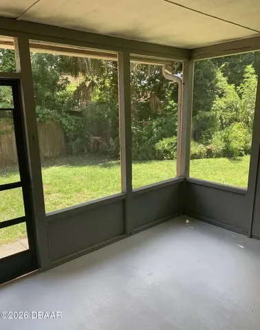 a view of a room with window