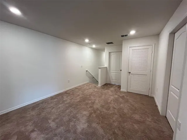 a view of an empty room