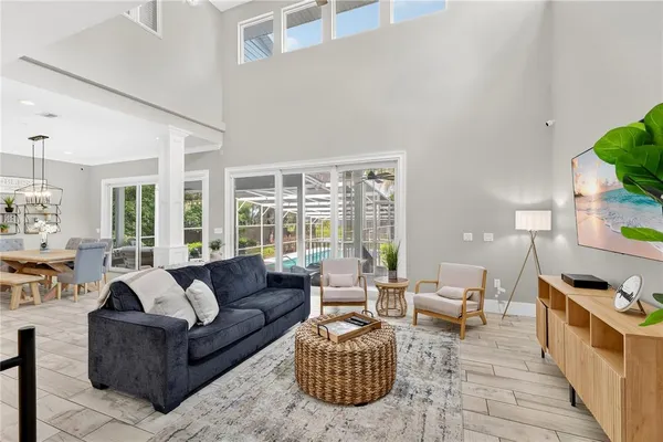 a bed room with a bed and a tv