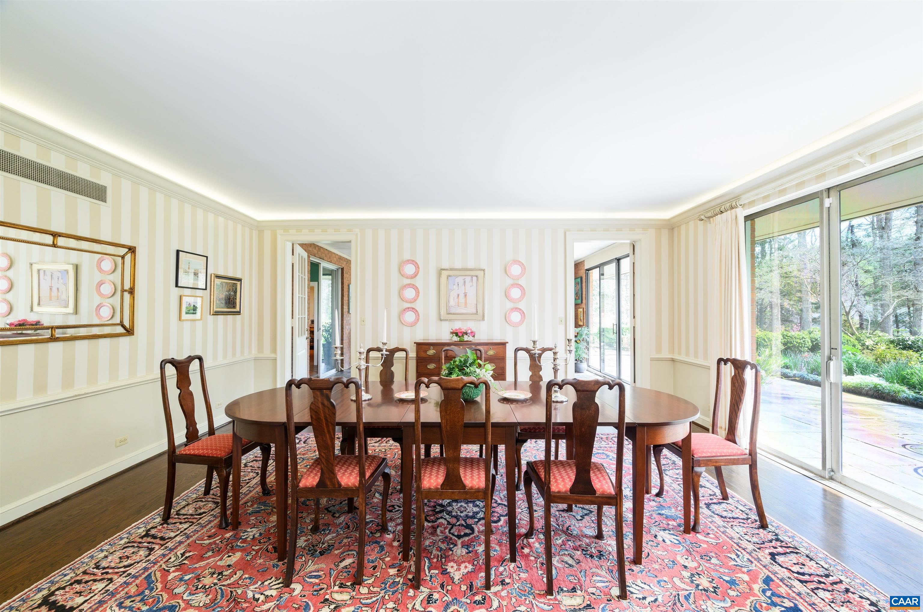 275 Terrell Road West Charlottesville, VA 22901 - Photo 17 of 68 a view of a dining room with furniture window and wooden floor