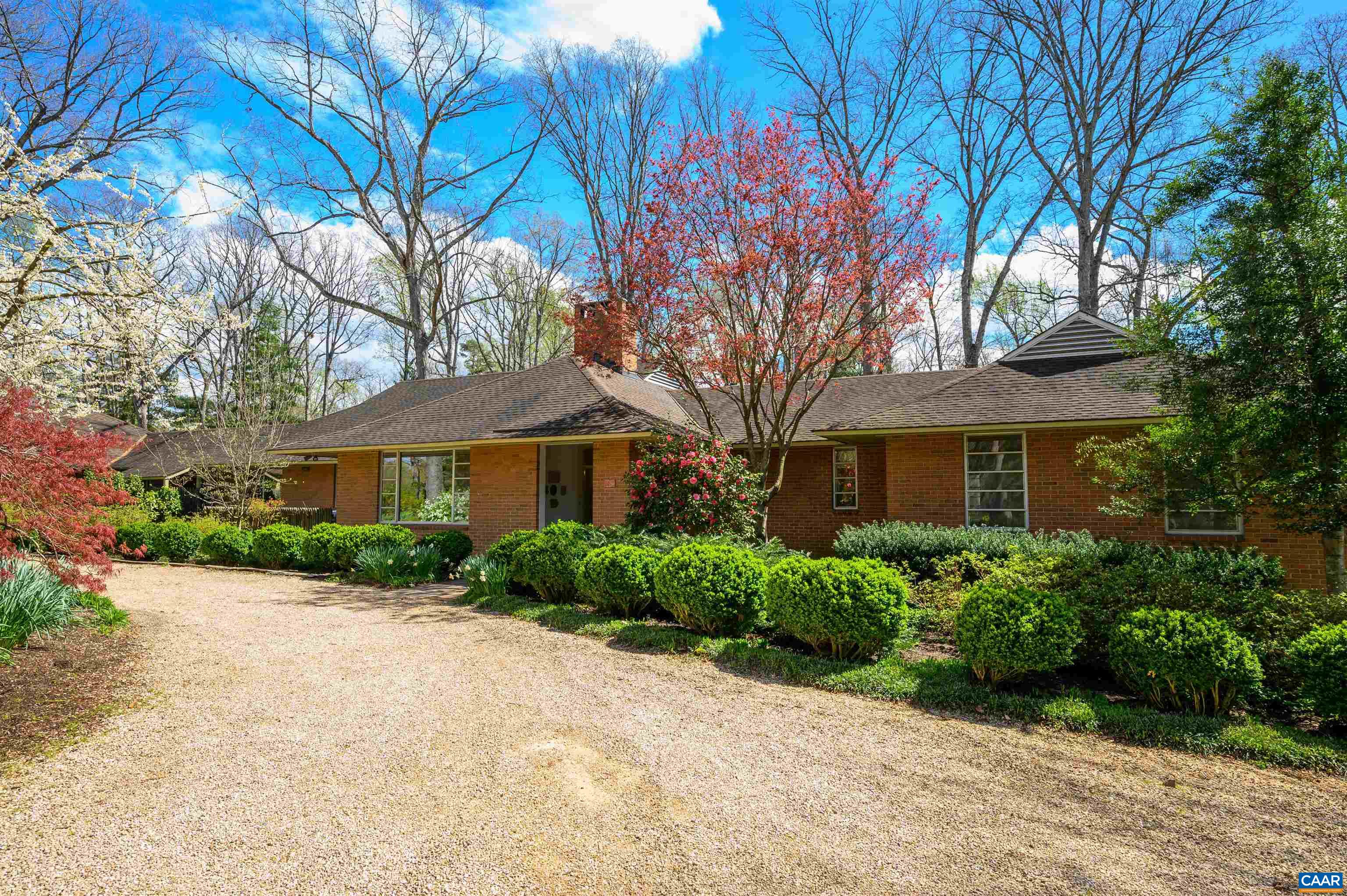 275 Terrell Road West Charlottesville, VA 22901 - Photo 49 of 68 a front view of a house with a garden