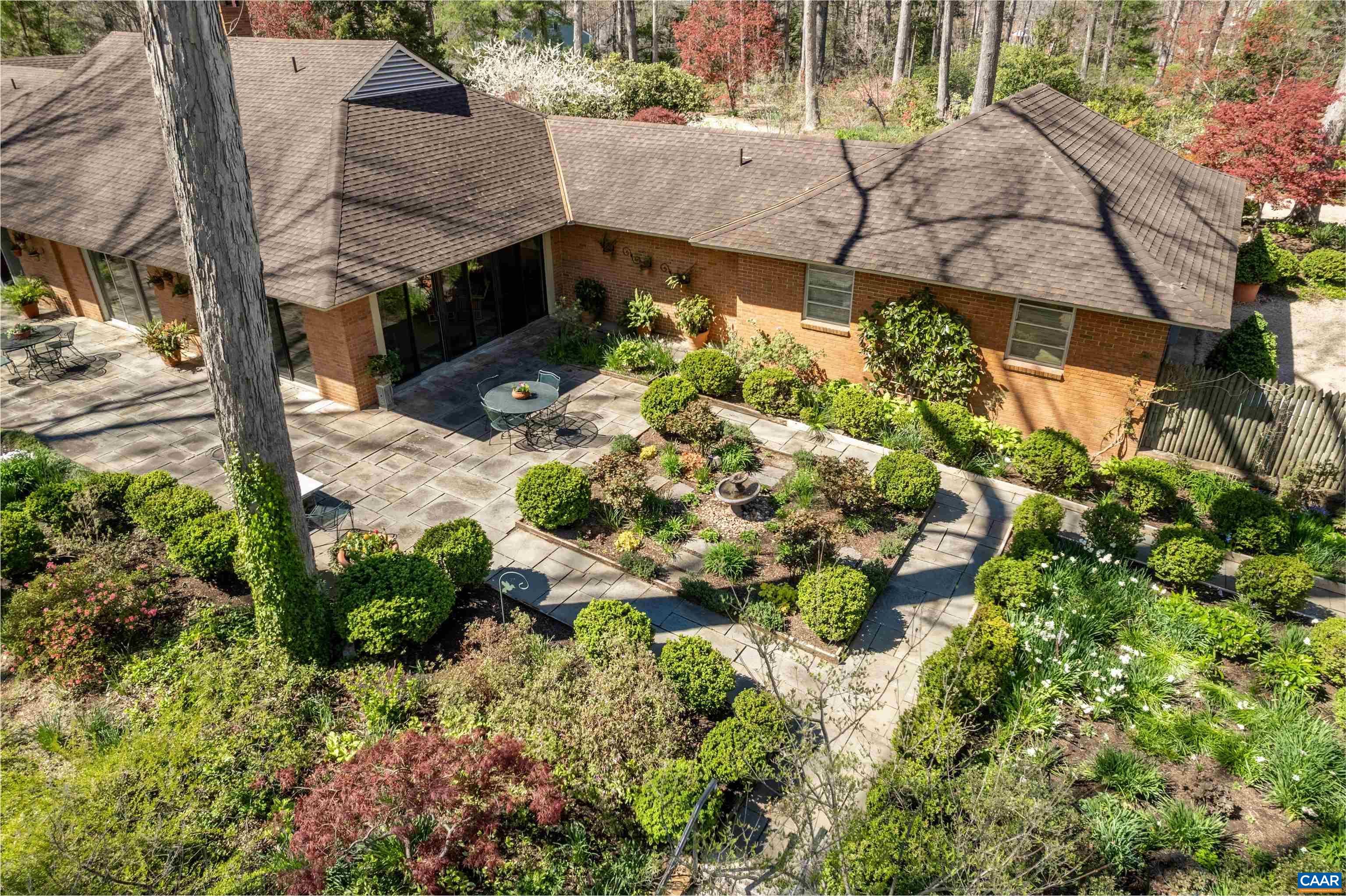 275 Terrell Road West Charlottesville, VA 22901 - Photo 61 of 68 a backyard of a house with a yard and outdoor seating