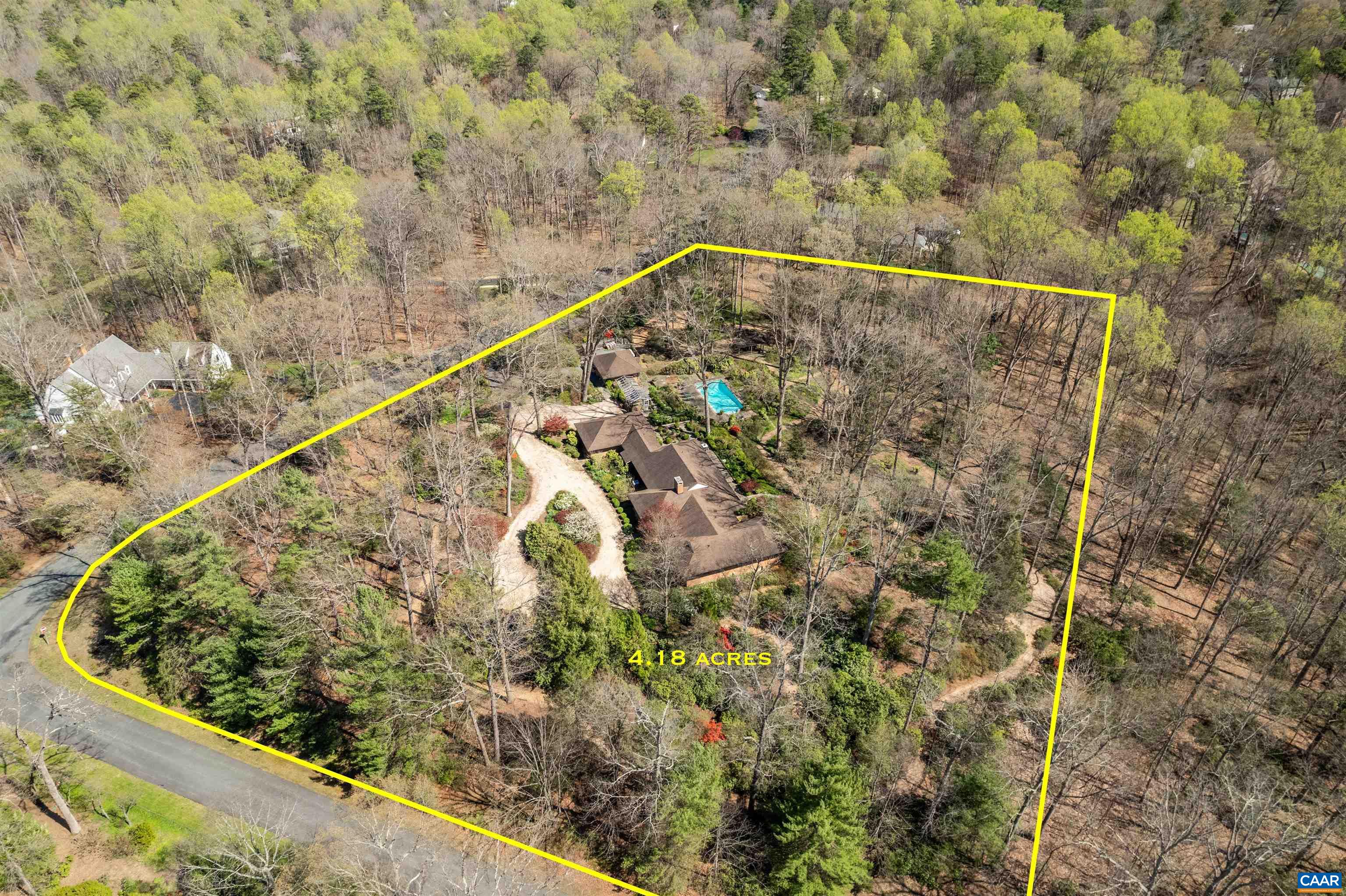 275 Terrell Road West Charlottesville, VA 22901 - Photo 8 of 68 a view of a forest from a balcony
