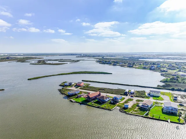 an outdoor space with furniture