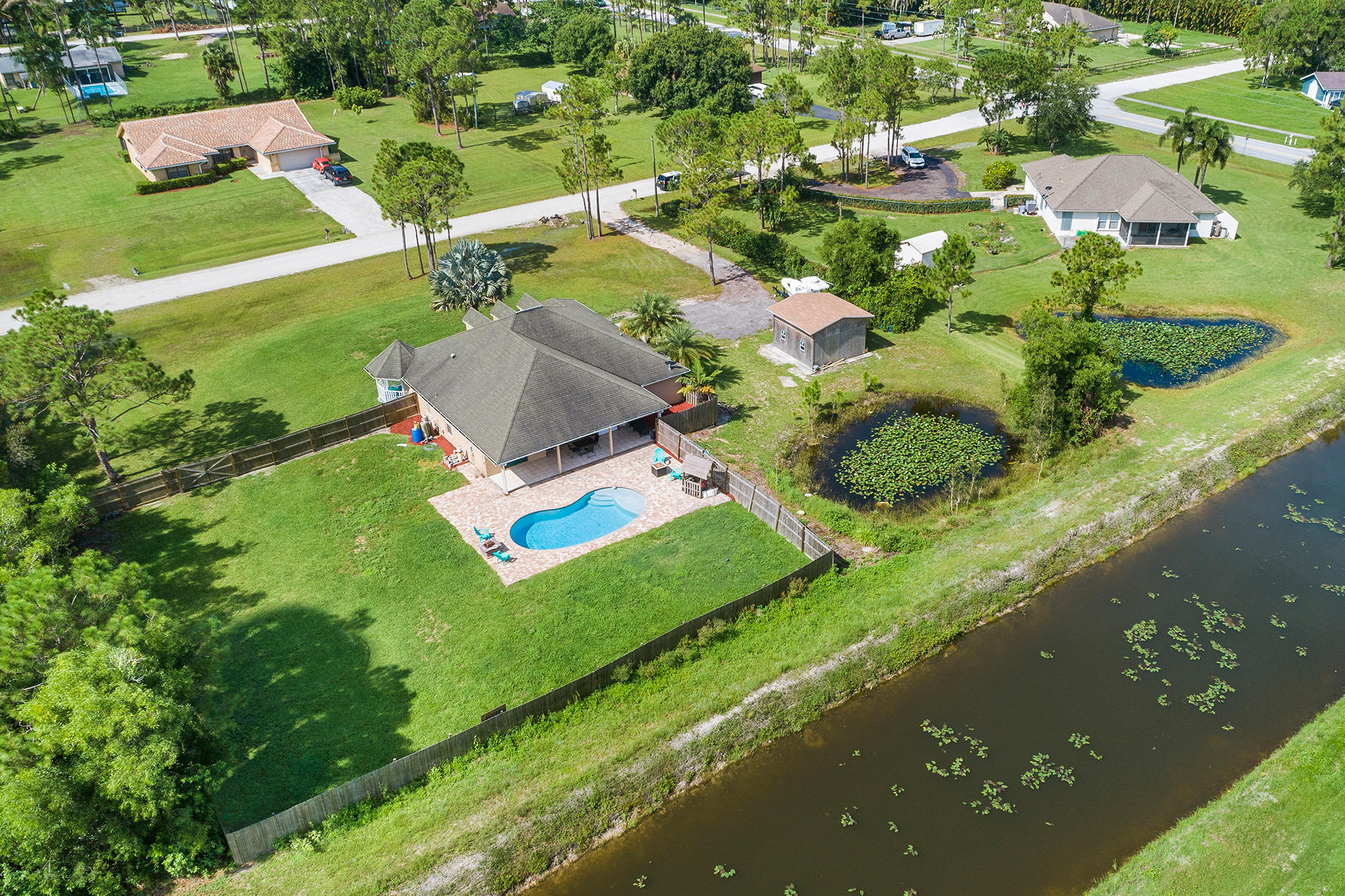 14899 86th Road North Loxahatchee, FL 33470 - Photo 2 of 34 Drone sideview