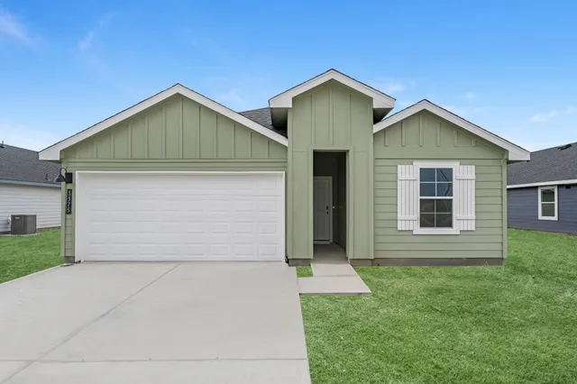 front view of house with a yard