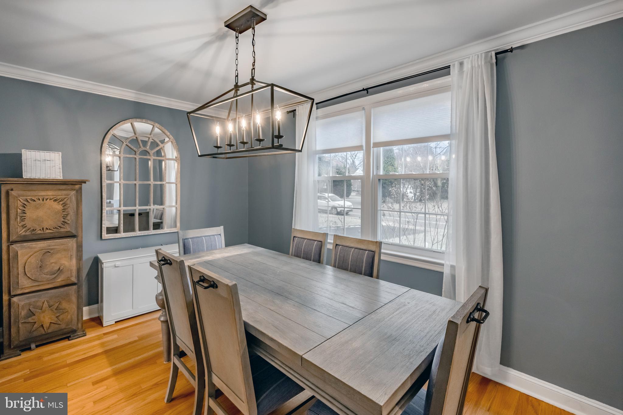216 Earlington Road Havertown, PA 19083 - Photo 7 of 26 a view of a dining room with furniture window and wooden floor