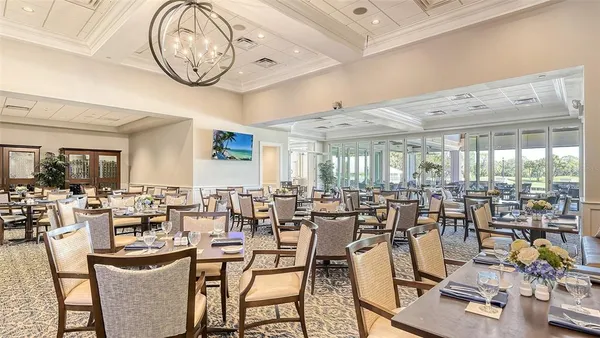 a view of a lake with a palm trees