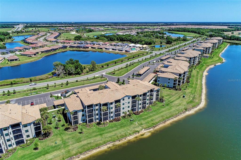 16804 Vardon Terrace, Unit 308 Bradenton, FL 34211 - Photo 34 of 43 an aerial view of a house with outdoor space