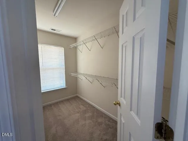 a view of closet area