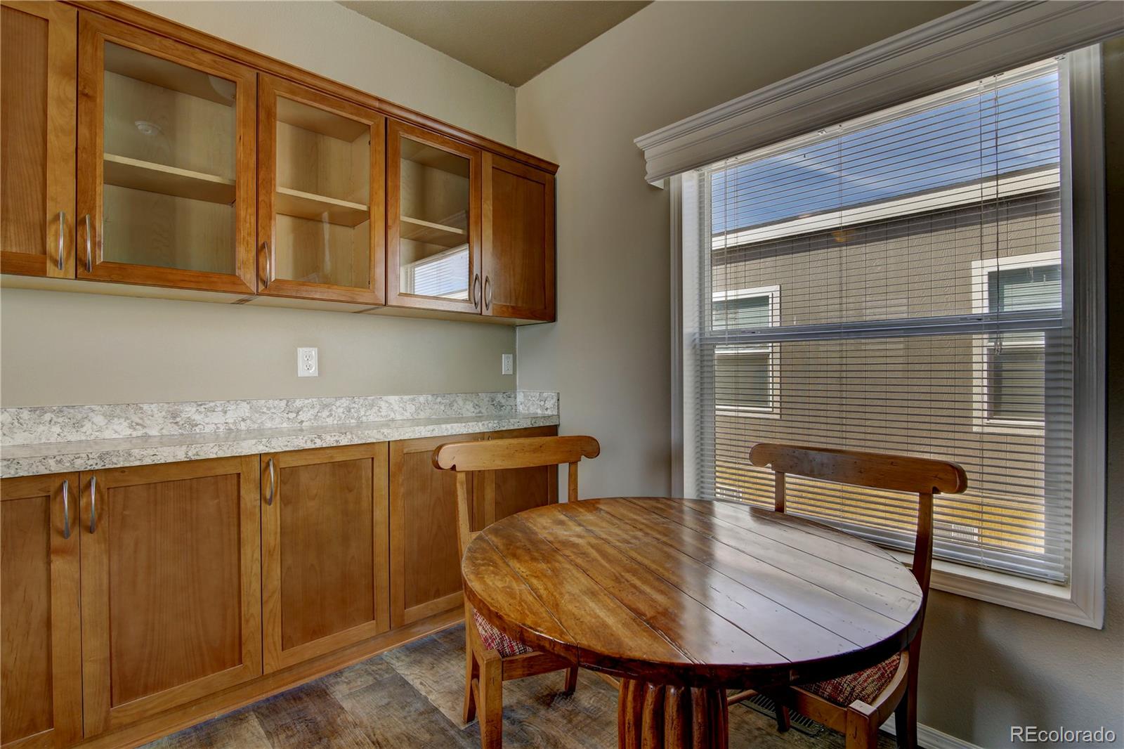 125 12th Street Fairplay, CO 80440 - Photo 8 of 17 a kitchen with stainless steel appliances granite countertop a sink and cabinets