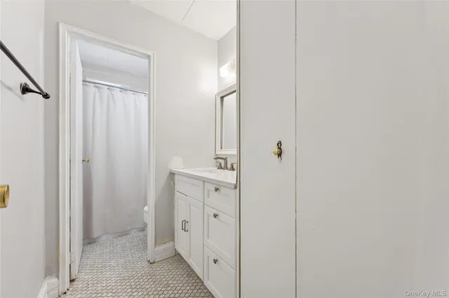 a bathroom with a sink