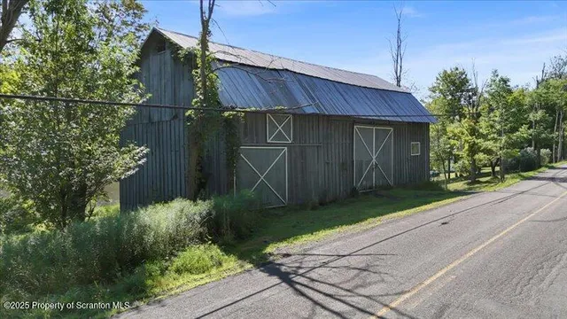 a backyard of a house