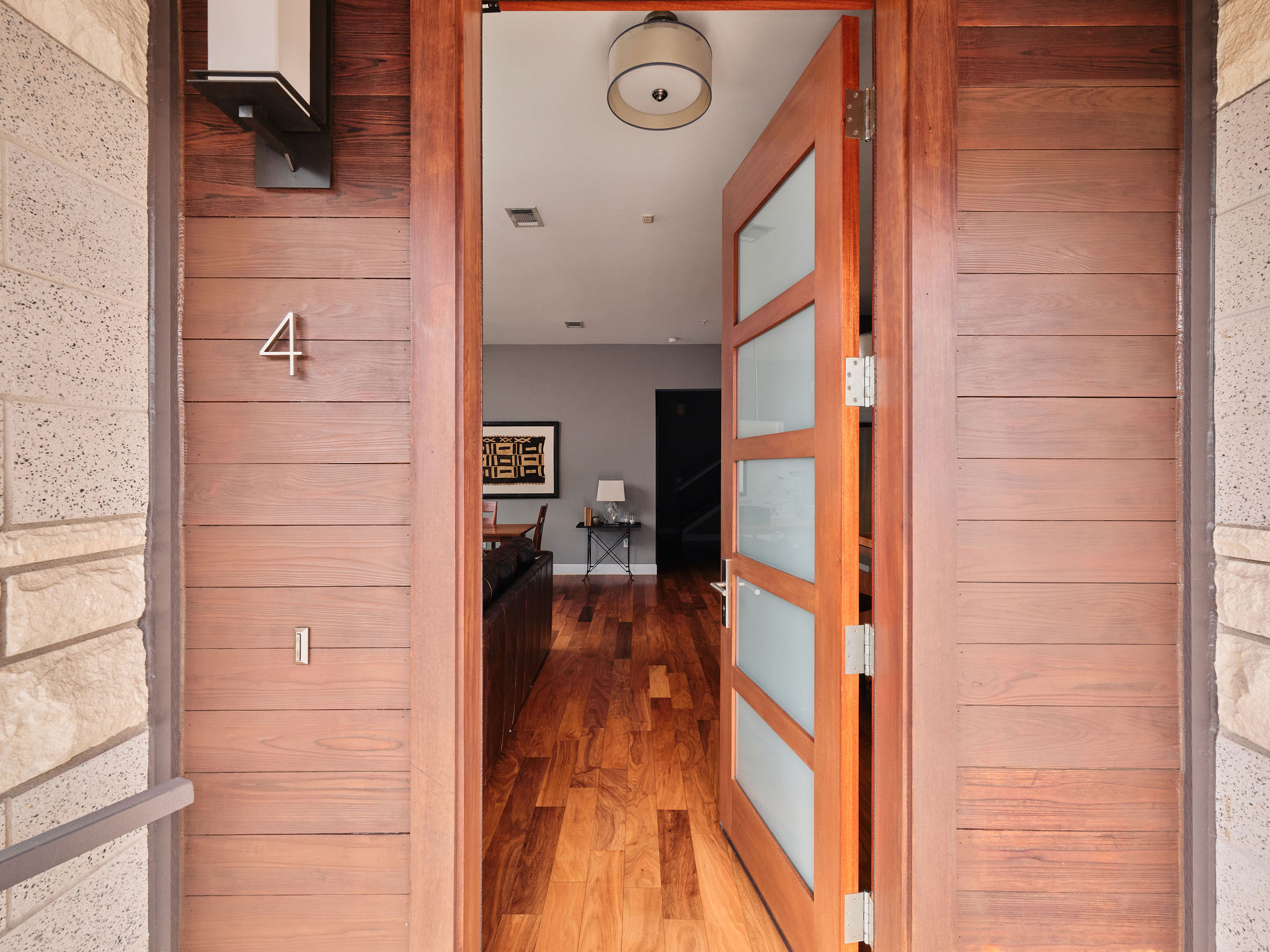 1504 Collier Street, Unit 4 Austin, TX 78704 - Photo 39 of 39 Corridor featuring wood finished floors