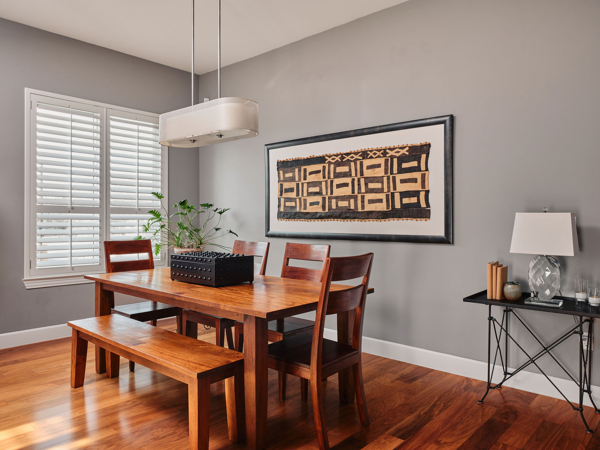 1504 Collier Street, Unit 4 Austin, TX 78704 - Photo 10 of 38 Dining room featuring wood finished floors and baseboards