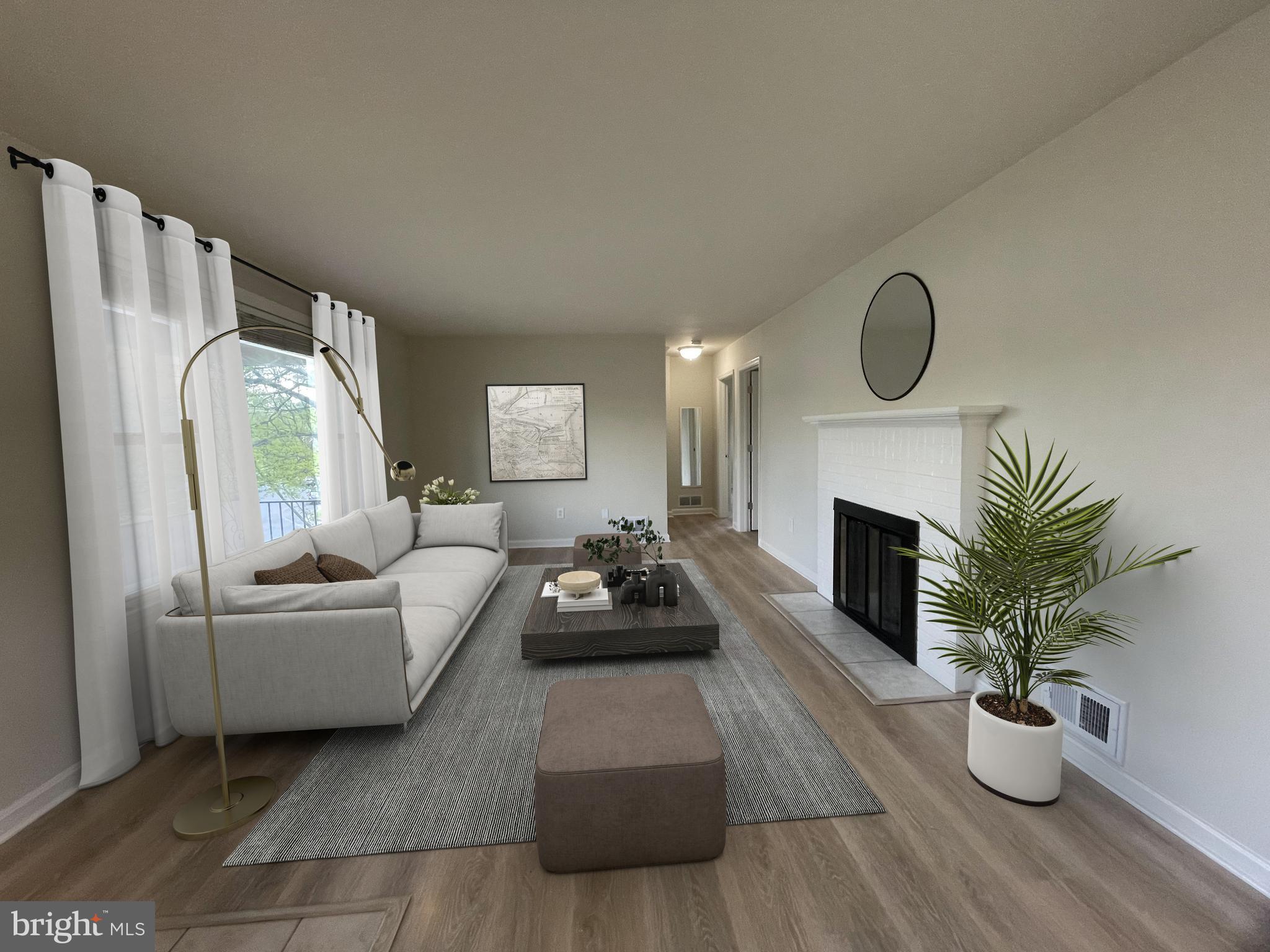 9713 Braddock Road Silver Spring, MD 20903 - Photo 11 of 16 Living room virtually staged