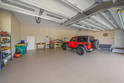 a view of a city and an ocean view