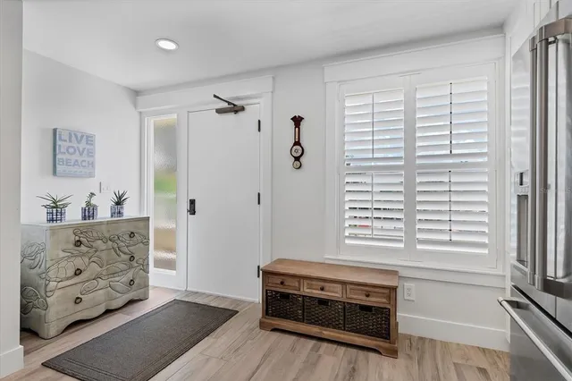 a room with furniture and a window