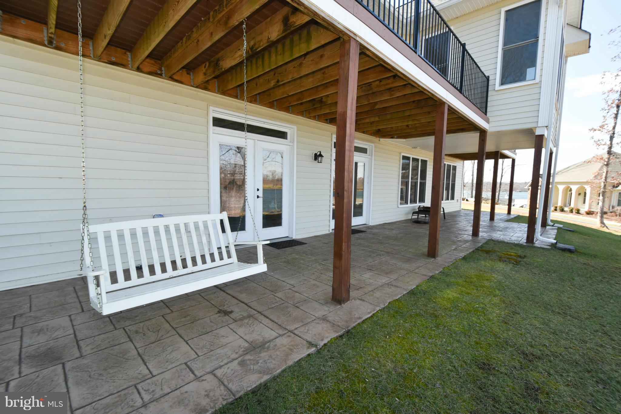 264 Lane Road Bumpass, VA 23024 - Photo 27 of 30 a view of a porch with a garden