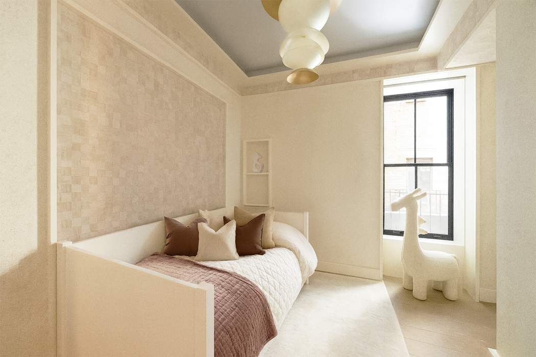 50 Central Park West, Unit MAIS-DUPLEX Manhattan, NY 10023 - Photo 33 of 36 a bed room with a bed and a window