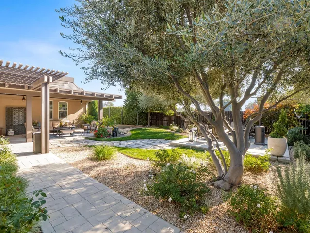 a view of outdoor space and deck